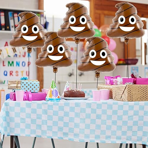 Miniatura 5 de 6 globos grandes para caca de aluminio, divertidos globos de aluminio para fiestas, adecuados para varias decoraciones de fiesta