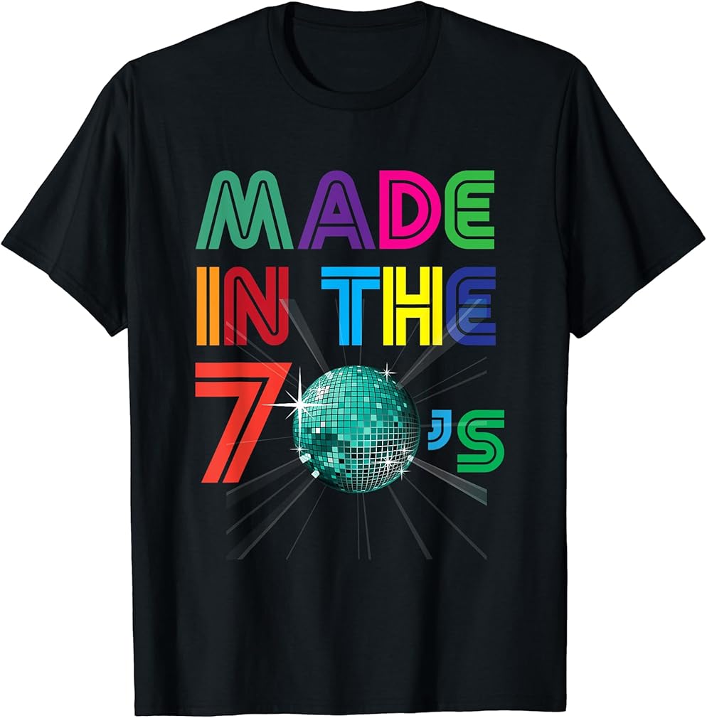 Vintage Retro Made In The 70s Gift +- 40 Yrs Years Old Shirt T-Shirt