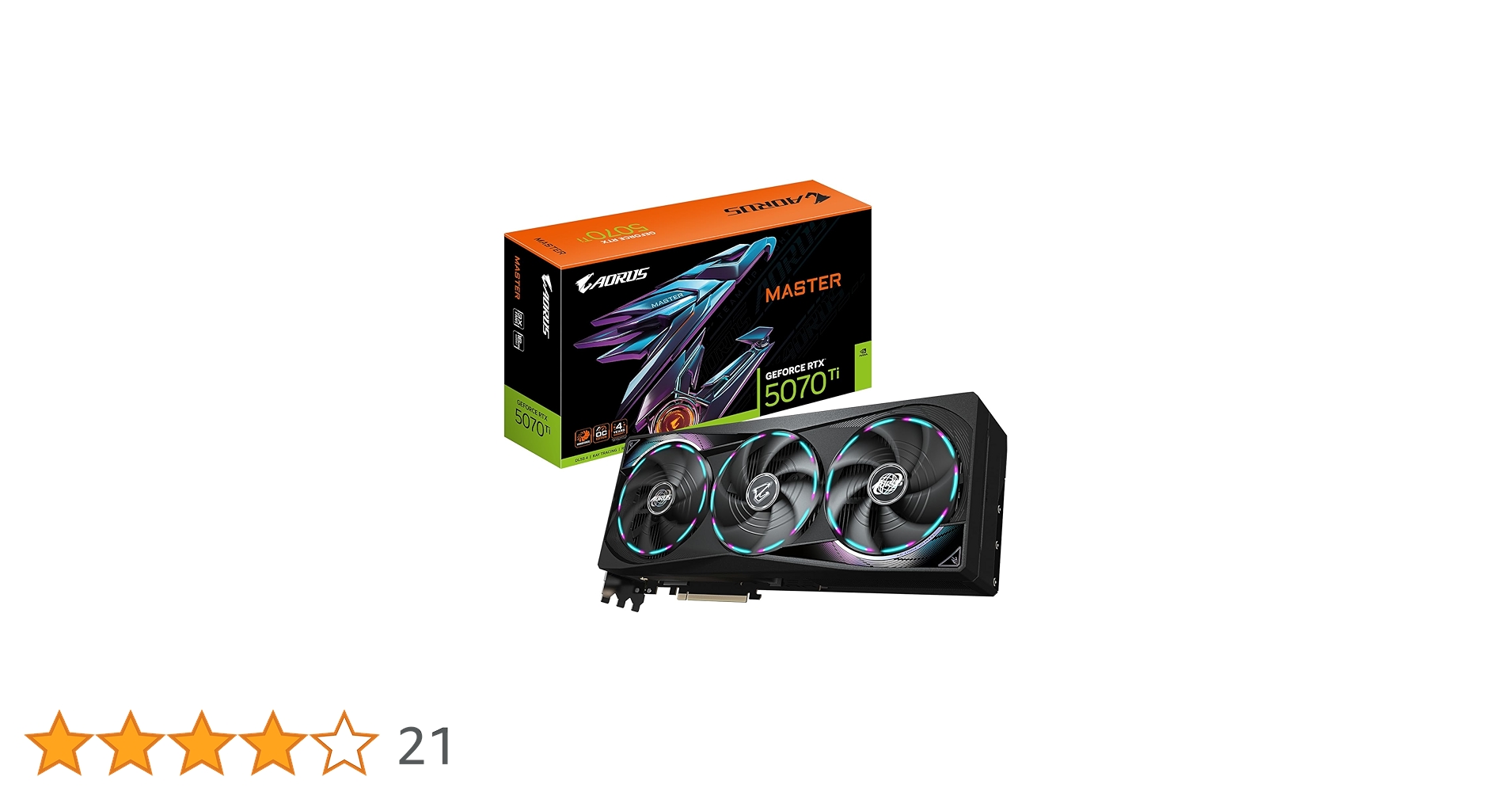 Amazon | GIGABYTE AORUS GeForce RTX 5070 Ti Master 16Gグラフィック