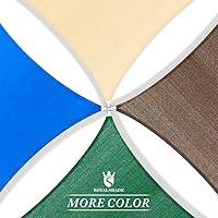 Vista 9 de Royal Shade Toldo de malla RS-SLR de 10 x 13 pies, color beige arena, tamaño personalizado, rectangular, con bloqueo UV, estándar comercial