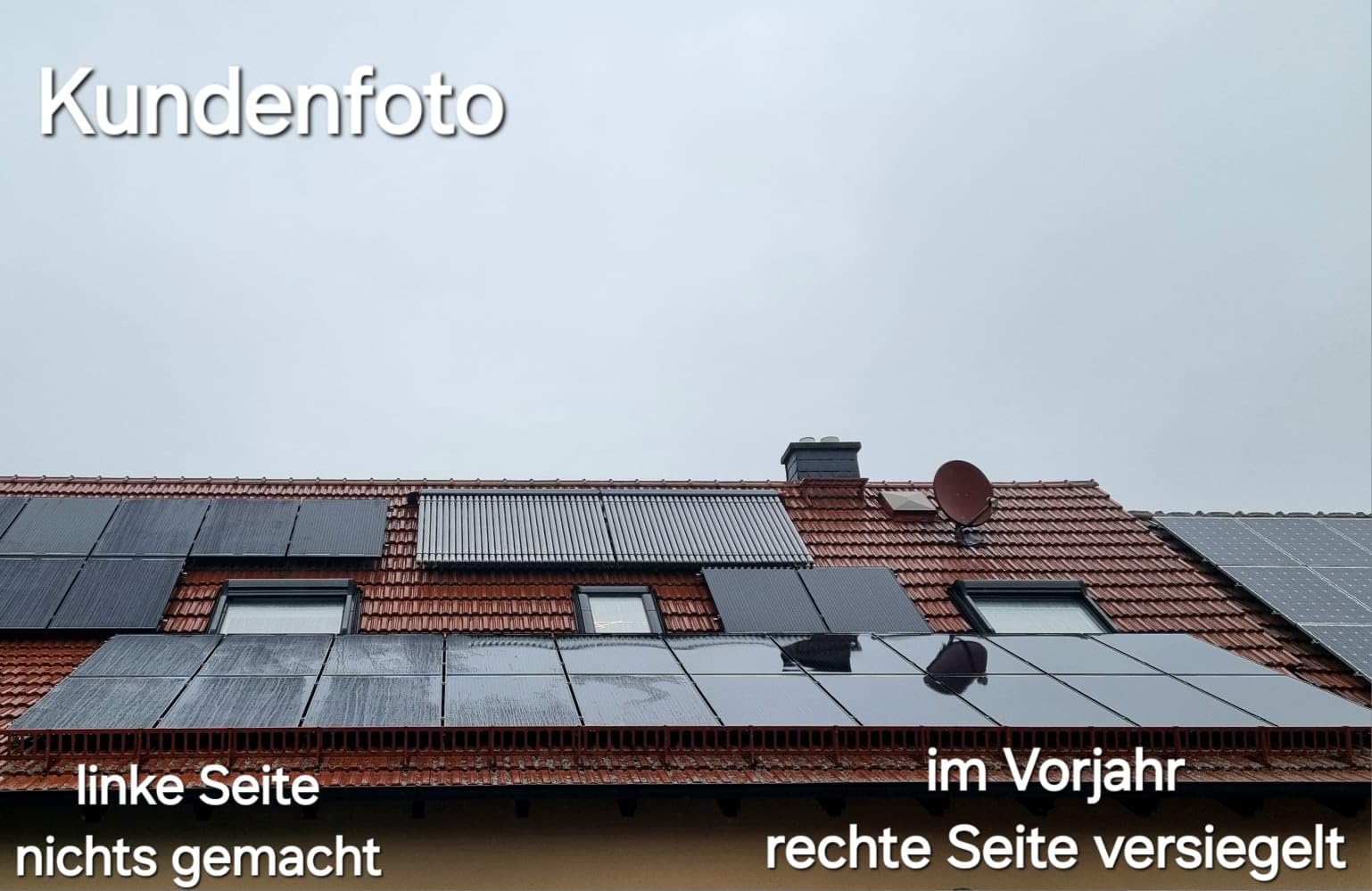 Sellador solar y fotovoltaikpanel 5,5 litros Sistema Solar Voltaikanlagen Impermeabilización Protección