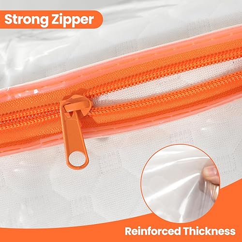 Miniatura 2 de Bolsa de colchón para mudanza y almacenamiento, funda de colchón de plástico protectora Queen de 6 mil, impermeable, con cremallera, para mudanza,