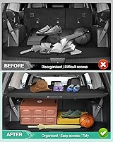 Vista 170 de Powerty Cubierta de Carga para Accesorios Kia Sportage 2023-2025 2026, Textura de Lona Cubierta Retráctil para Maletero Trasero de Carga de Equipaje