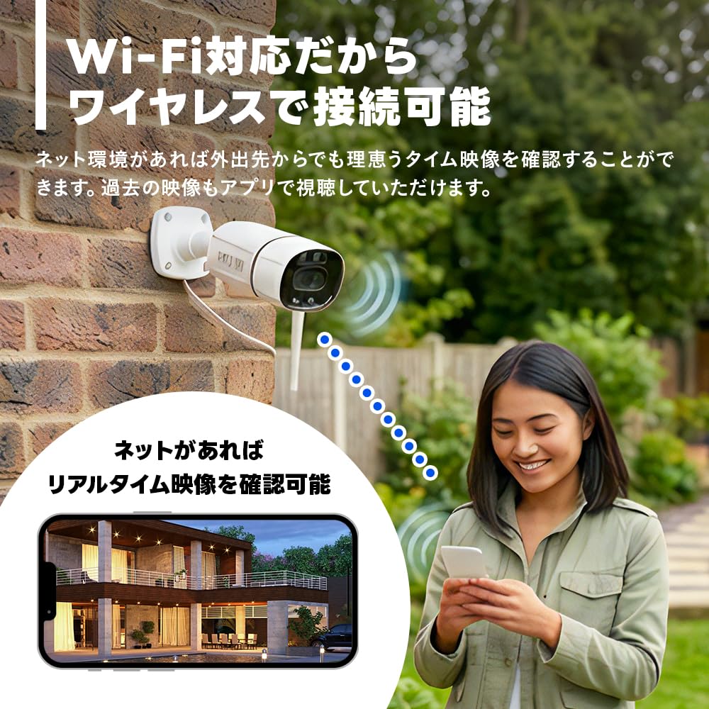Amazon.co.jp: WTW 塚本無線 防犯カメラ バレットカメラ 500万画素