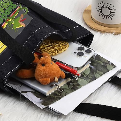 Miniatura 10 de LEVLO Little Shop Of Horrors - Bolsa de lona musical Seymour & Audrey para 2 fanáticos, bolsa de compras para plantas Audrey