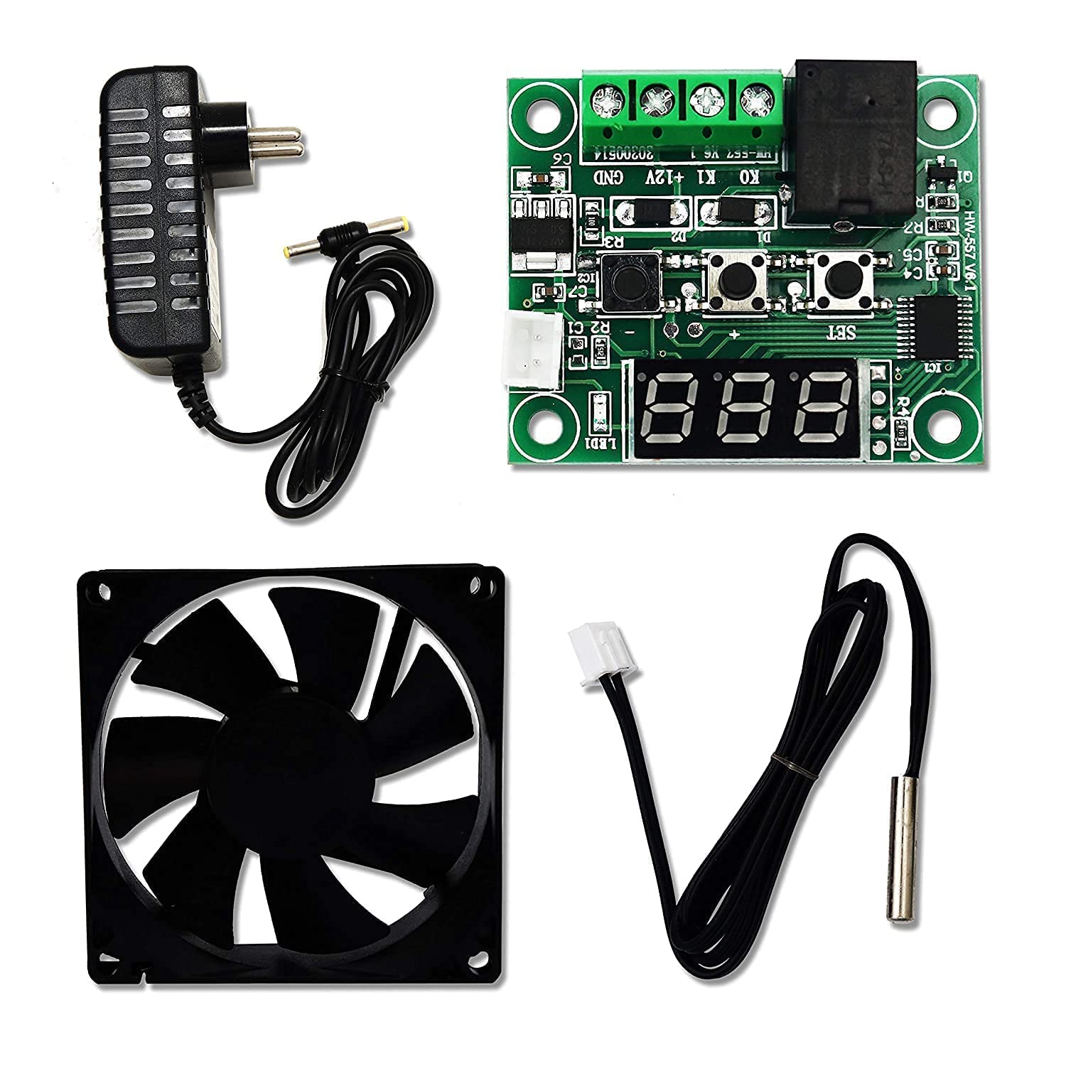 SP Combo of W1209 + 3inch Fan +12v 2Amp Adapter for DIY Incubator-image-37