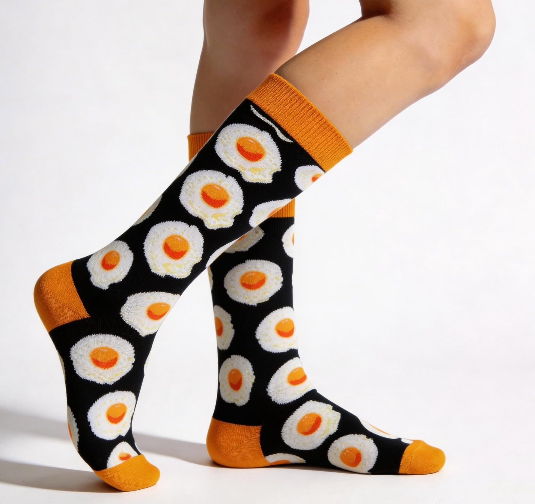 MAKABO Śmieszne skarpety na co dzień dla mężczyzn, kolorowe, zabawne, nostalgiczne skarpety, 12 sztuk (Sock size: 10-13 | rozmiar butów: 6-12, 12 par - Fun Food Series)