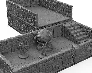 Dungeon Tile Modular Expansion Set 2 Dungeons & Dragons Pathfinder D&d Terrain