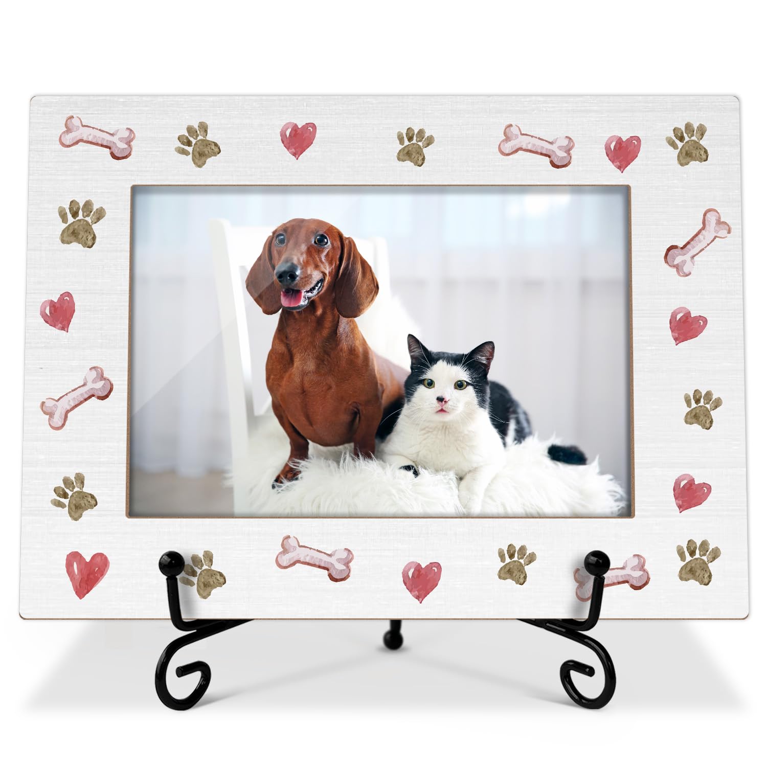 Cadre photo pour chien de qualité supérieure souvenir empreinte