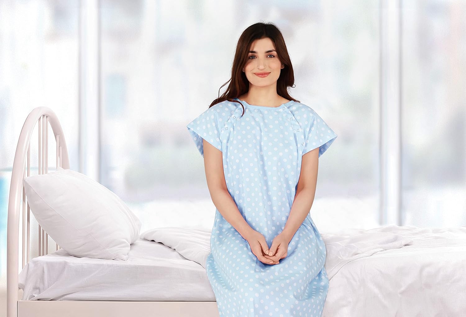 Utopia Care Women's Hospital Gown Soft Comfortable and Stylish Patient Gown - Image 7