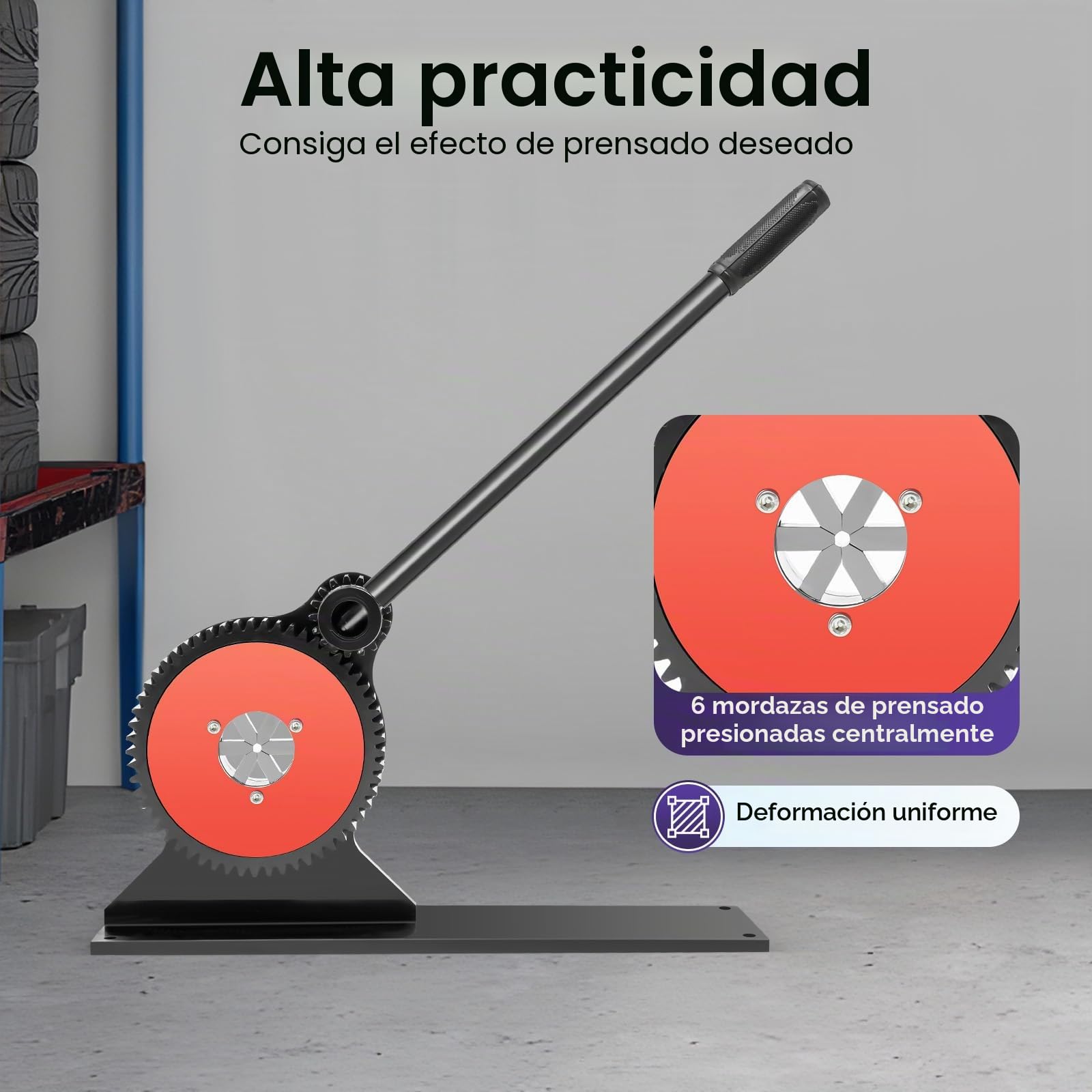 Prensa de manguera manual de 6 – 32 mm, manguera hidráulica, prensadora de mangueras, máquina de prensado con 6 mordazas, máquina de prensado de tubos, máquina de presión de manguera para entrada y