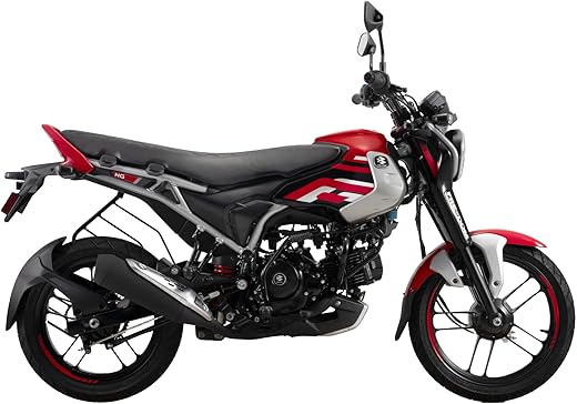 Bajaj Freedom Cng 125 Drum Led Motorcycle/Motorbike - Racing Red - Ex-Showroom