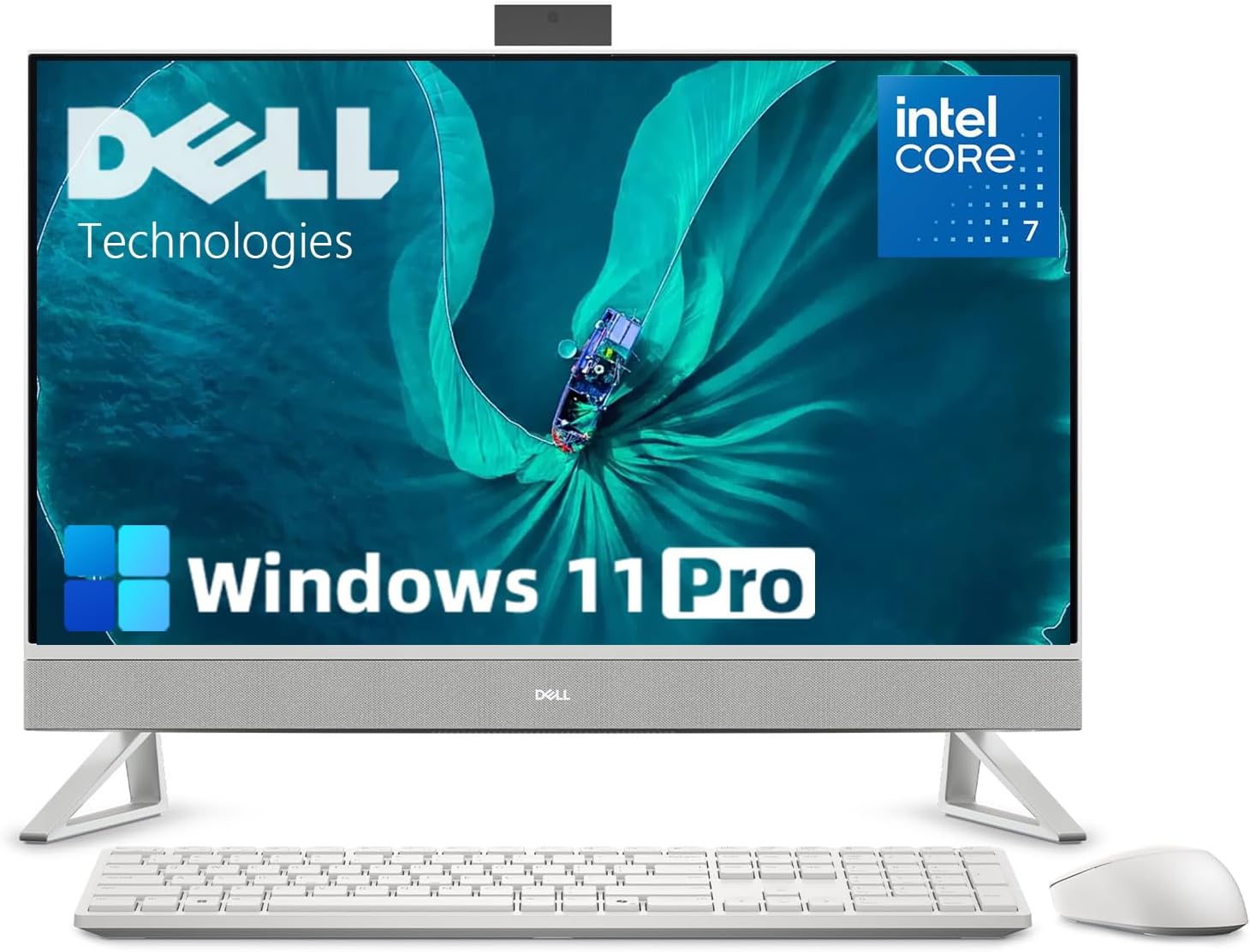 Dell 27 FHD All-in-One Desktop-Intel Core 7 Processor 150U 16GB RAM 1TB SSD