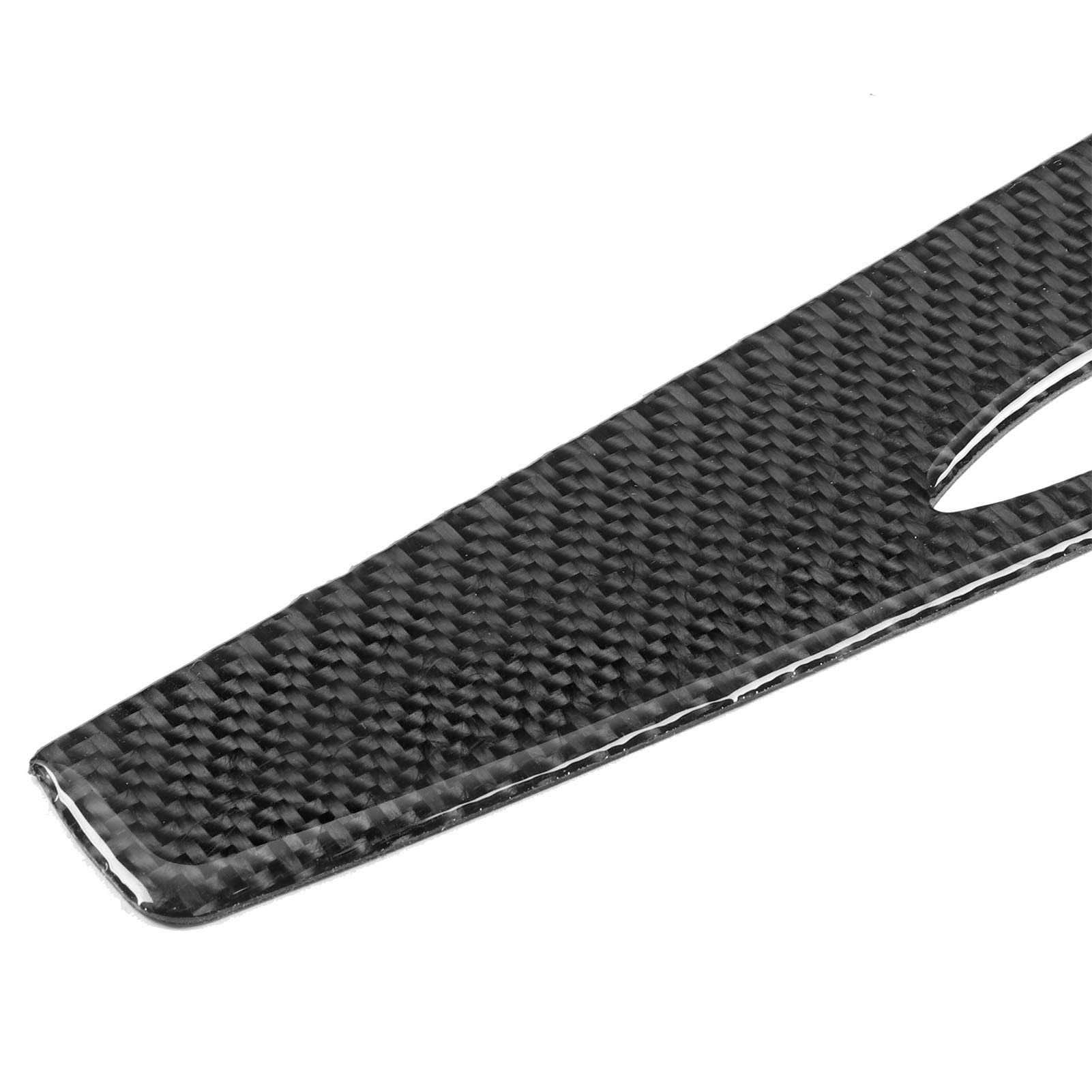 Scheinwerfer Augenbraue, Scheinwerfer Augenbraue, Qiilu Carbon Auto Styling Frontscheinwerfer Augenlid Fit für X5 X6 F15 F16 2014-2018 (2Pcs)