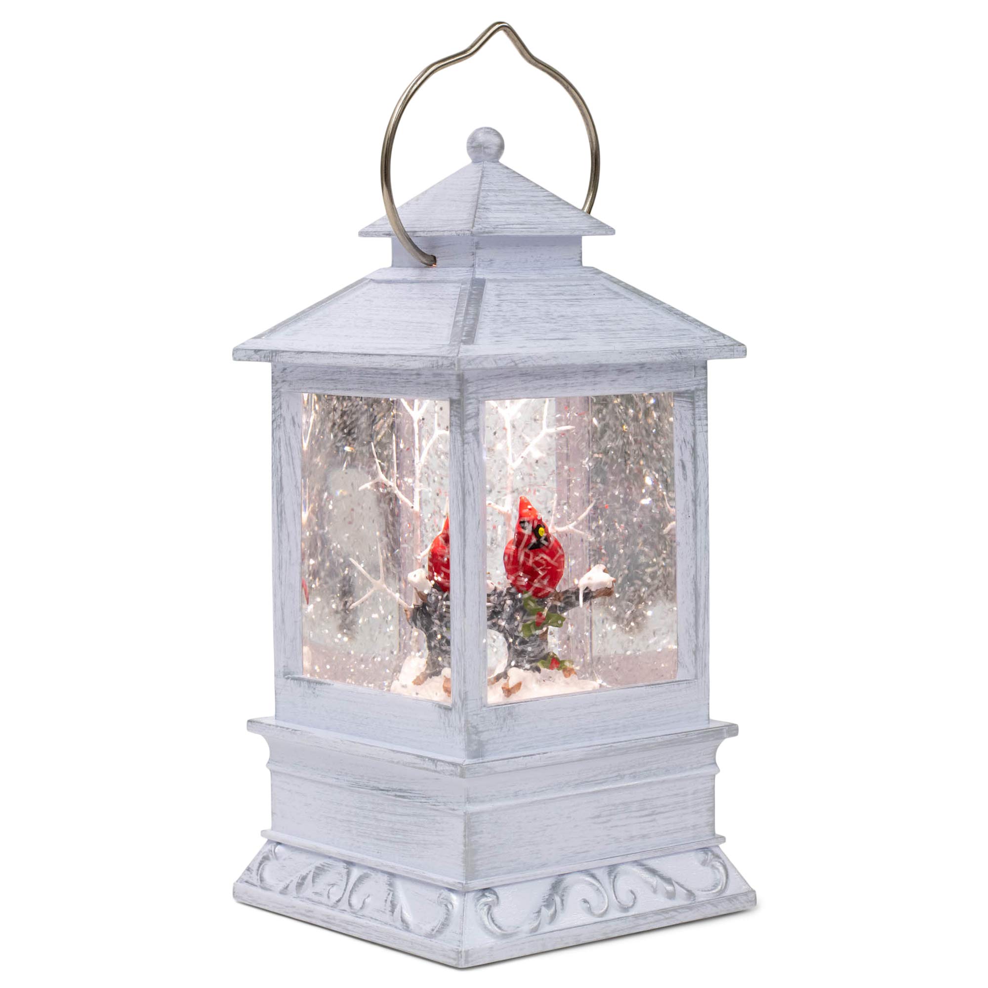 Amazon.com: Roman 133510 Led Swirl Lantern Cardinal Tree, 8.5 inch