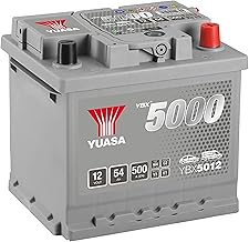 Yuasa YBX5012 12V 54Ah 500CCA SMF Silver Sealed Maintenance Free High Performance Car Battery