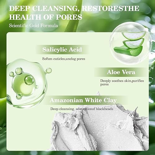 Miniatura 8 de 120 tiras de poros para plantas de nariz de puntos negros, tiras removedoras de puntos negros con ácido salicílico, tiras de limpieza profunda para