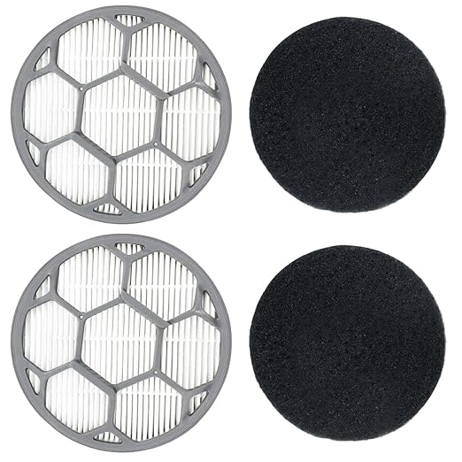 Hepa Filter Sponges Accessories For Neabot P1 Pet Grooming Kit & Vacuum Replacement Tool Set (2 Filters+2 Sponges) - ?