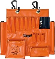 Vista 1 de Lineman Tool Board, Aerial Apron, Bucket Truck Tools Organizer with Over 16 Pockets, Tool Organizer for Bucket Trucks and Lineman, Includes Two 2