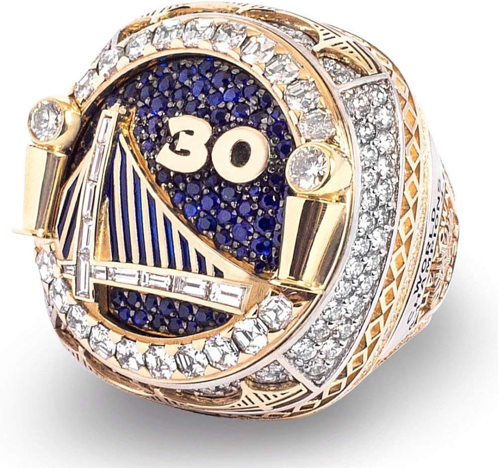 YZQ Super Bowl Anillos de la Manera Creativa Colección de Gama Alta de Los Aficionados Anillo de Aleación Accesorios para Hombres Anillos Retro Guerreros Curry Anillos de Campeonato Los Aficionad