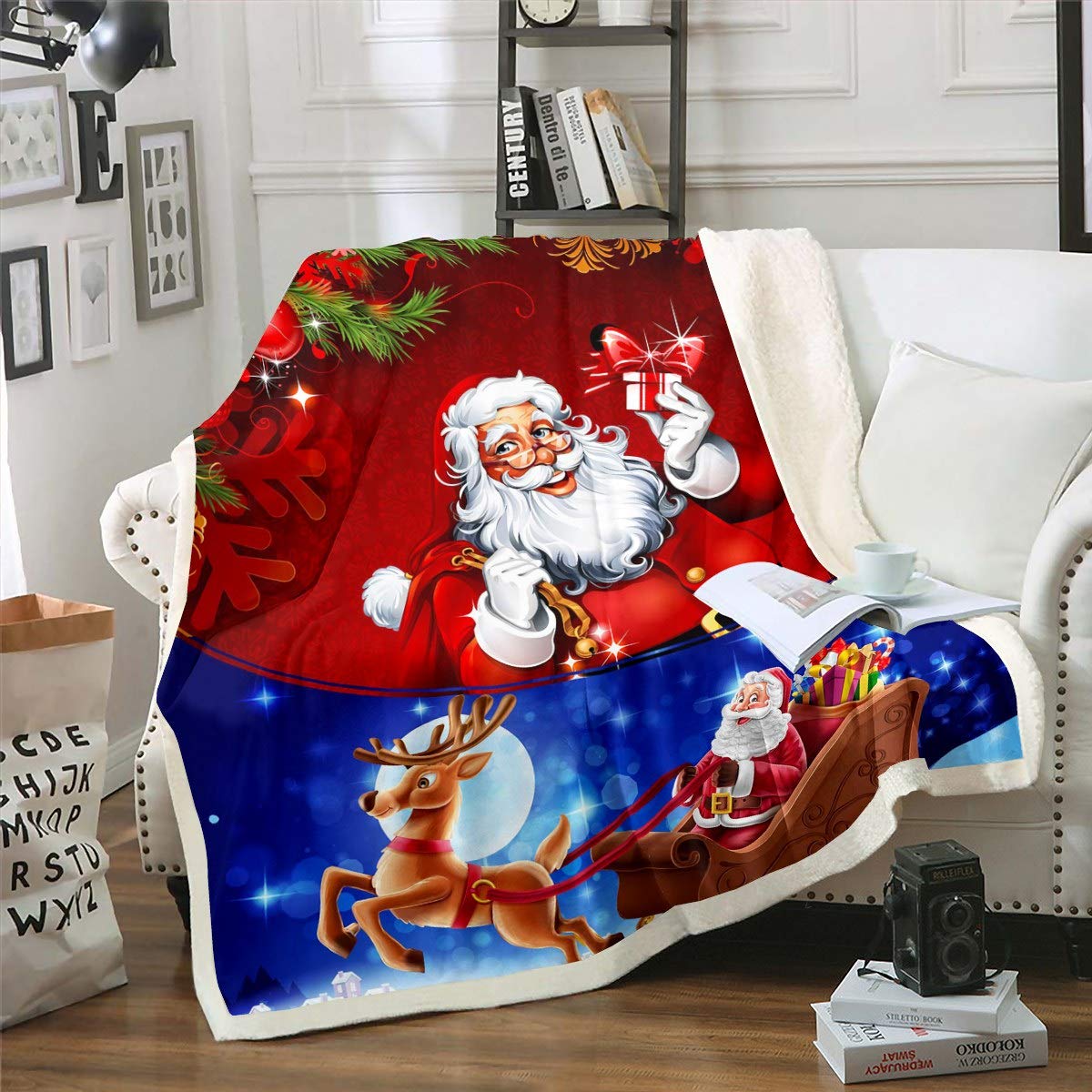 Confezione Da 6 Coperte In Pile Rosse – 127 X 152,4 Cm, Morbide E Calde, Per Divano, Campeggio E Uso Quotidiano