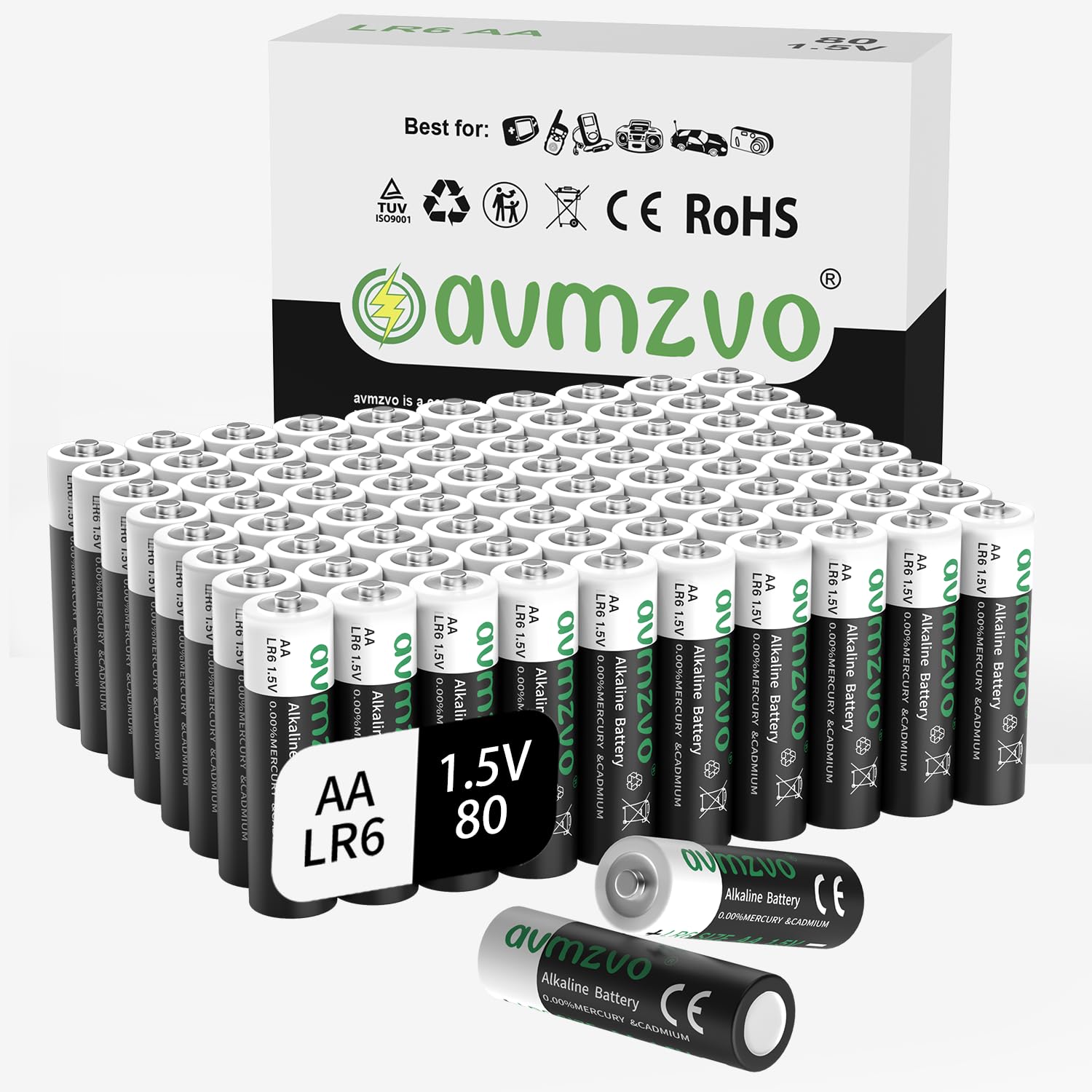 AAA LR03 Batteries 120 Pack 1.5V Alkaline Batteries Long Lasting Powerful Batteries Can Be Used for Toys, Alarms and Other Electronic Devices【10 Years Warranty】 — view 7