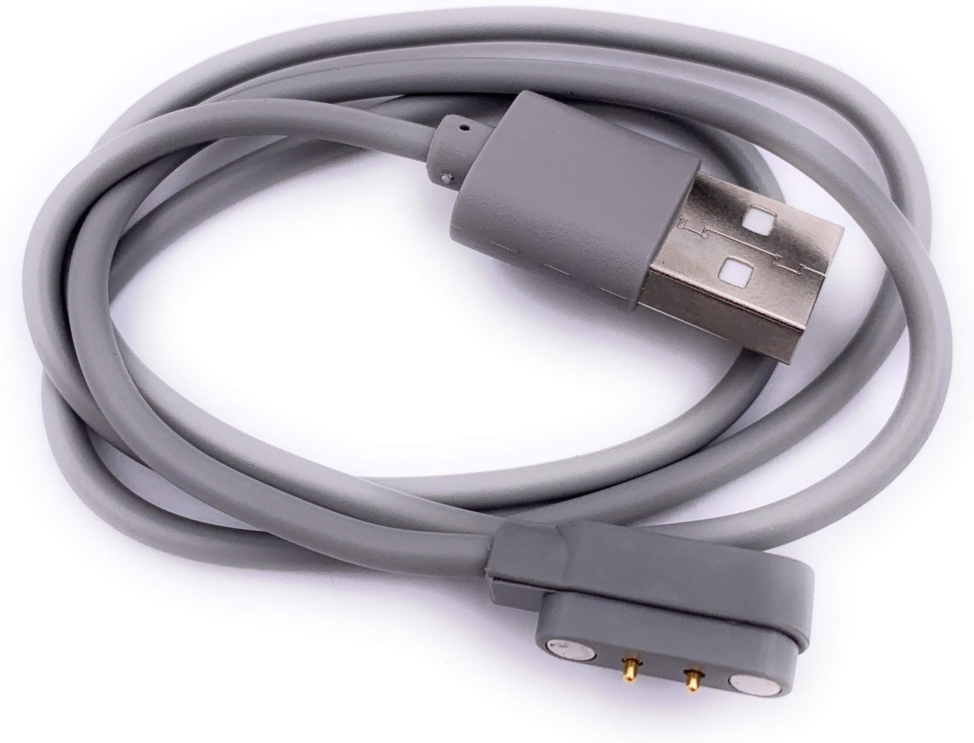 Replacement Magnetic Induction USB Charging Cable for Portable Blender Mini Personal Small Smoothie Blender USB Fruit Juicer Mixer, 2FT (Grey)