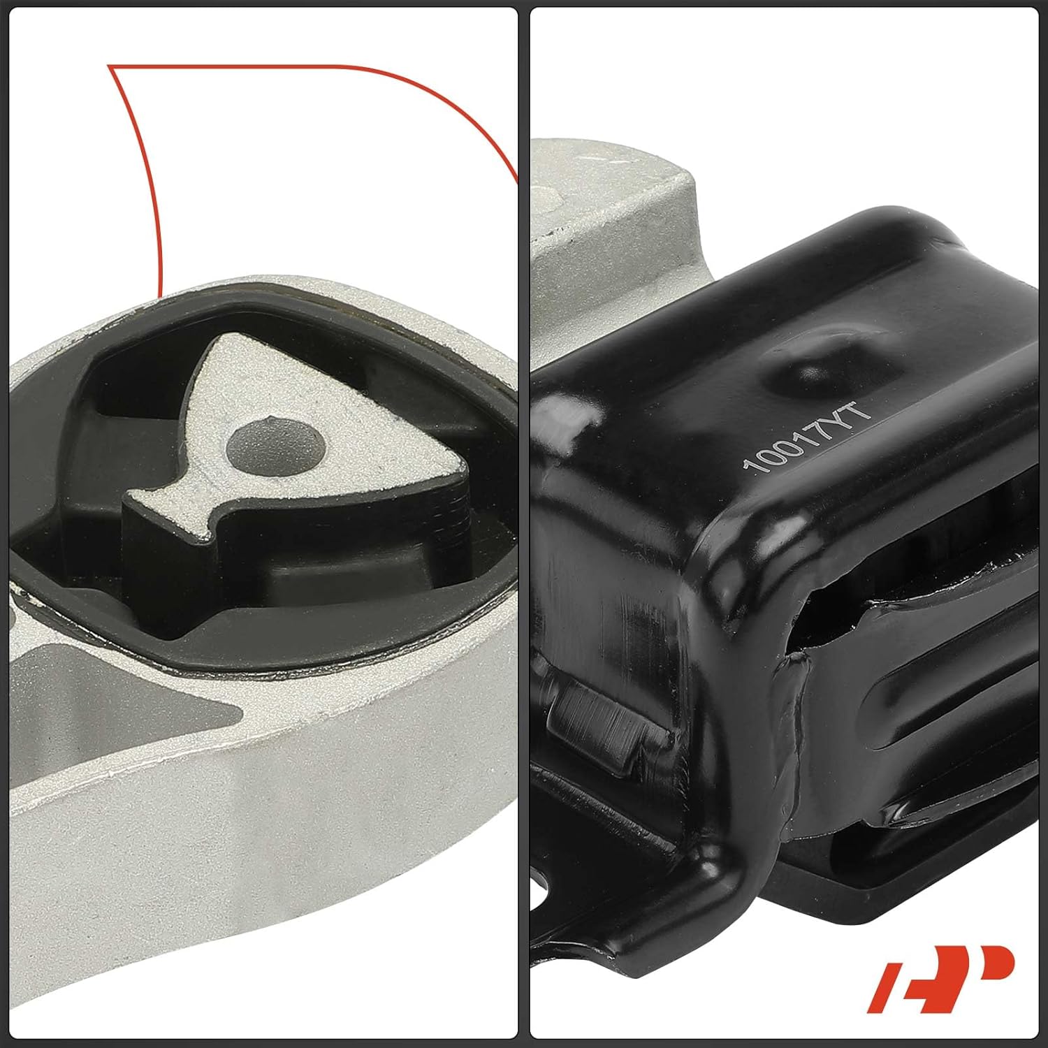 A-Premium Engine Motor Mount and Torque Strut Mount Kit Compatible with Smart Fortwo 2008-2015 L3 1.0L, Not Fit Turbocharged, Set of 2