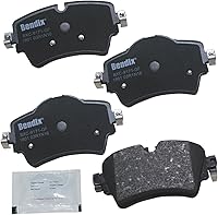 Vista 306 de Bendix Priority1 CFC154 - Juego de pastillas de freno de disco para Avanti II, Century, LeSabre, Regal, Riviera, chasis comercial, DeVille