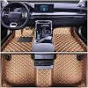 Customized Car Floor Mats - for GX GX460 GX470 2001-2017 Front ＆ Rear Leather LinerSet Gold Color