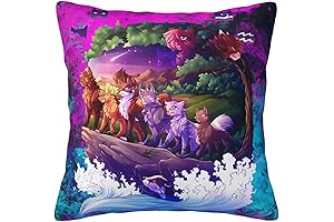 Warriors Cats Throw Pillow Covers: Enhance Your Home with Feline Grace