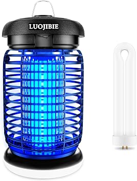 LUOJIBIE Bug Zapper + Replacement Bulb 1pcs