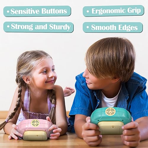 Miniatura 6 de VENSEEN Juego de botón rápido para niños y adultos, 2 piezas de mano Pop Light Up Fidget, juguetes sensoriales educativos para niños y niñas