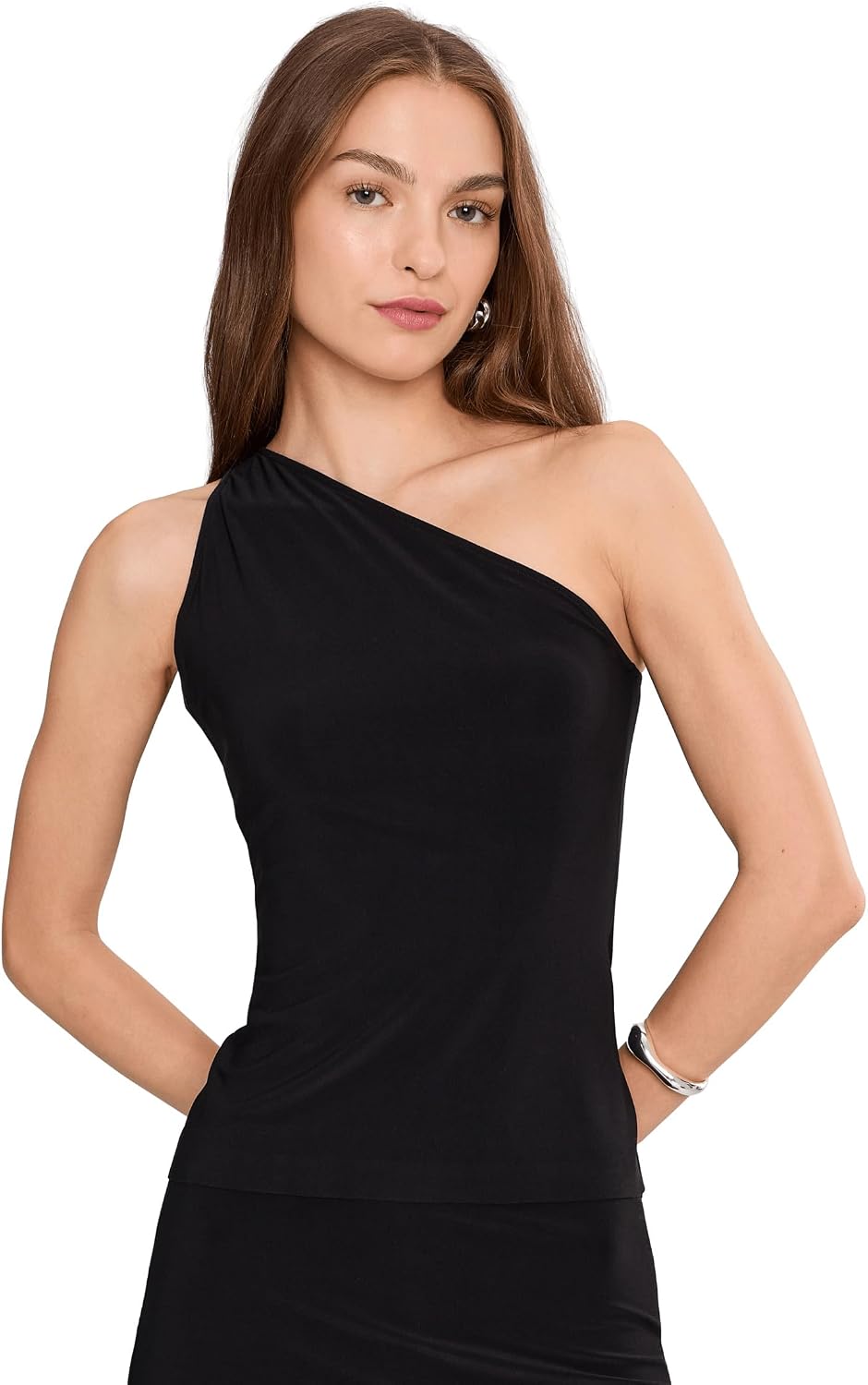 Norma Kamali One Shoulder Top