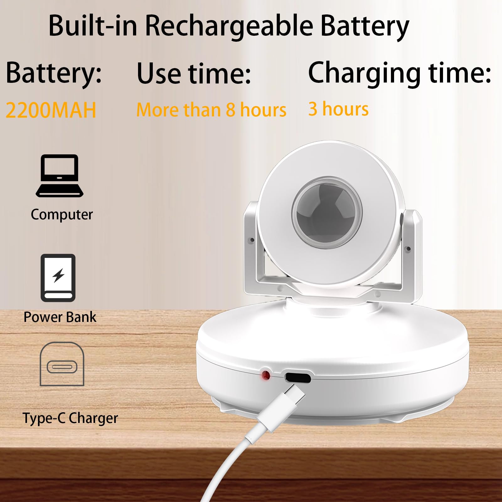 VIGMOJ 2Pack Rechargeable Spotlight, Wireless Picture Light with Timer Dimmable Puck Lights for Paintings Dartboard Artwork - Image 4