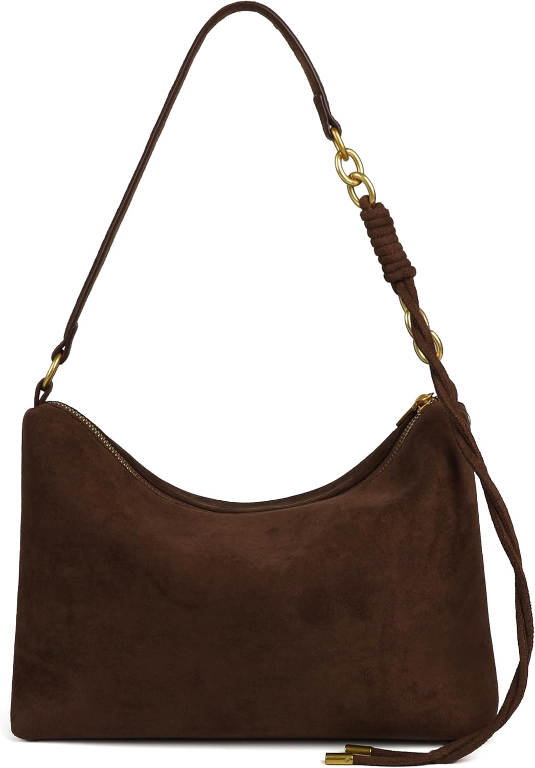 Soft Slouchy Shoulder Bag for Women, Vegan Leather Cute Purses Small Hobo Tote Crossbody with Adjustable Strap | Lightweight Purse, Casual Tote Bag, Daily Underarm Bag