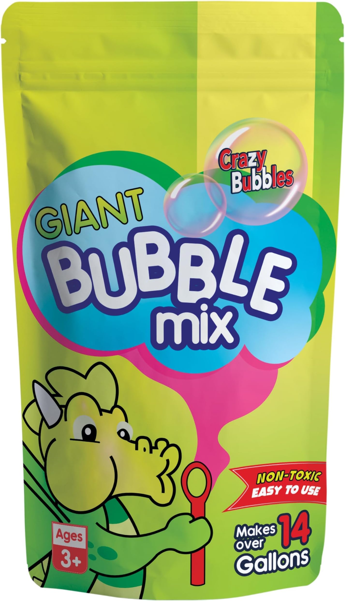 Bubble Solution Refill - 30 Gallons of Bubbles for Kids & 14 Gallons of Giant Bubbles, Non-Toxic All Natural Bubbles in Bulk Outdoor Toys for Bubble Gun, Bubble Machine & Bubble Wands