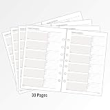 AT-A-GLANCE Day Runner Telephone and Address Pages, Refill, Loose-Leaf, Undated, for Planner, 5-1/2" x 8-1/2", Size 4, 32 Sheets/Pack (011-230) – view 4