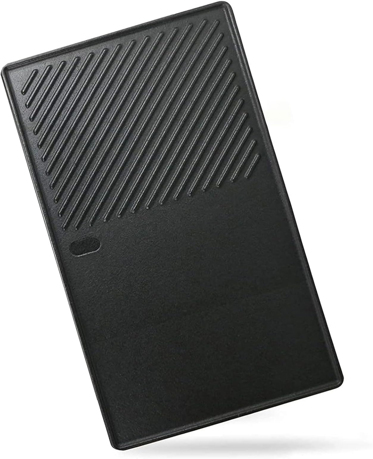 GFTIME 7637 44.5 CM Griddle for Weber Spirit E210 E220 S210 S220 Gas Grills (with Front Control Knobs), Cast Iron BBQ Griddle Replacement Parts for Weber Spirit 200 Series Gas Grills