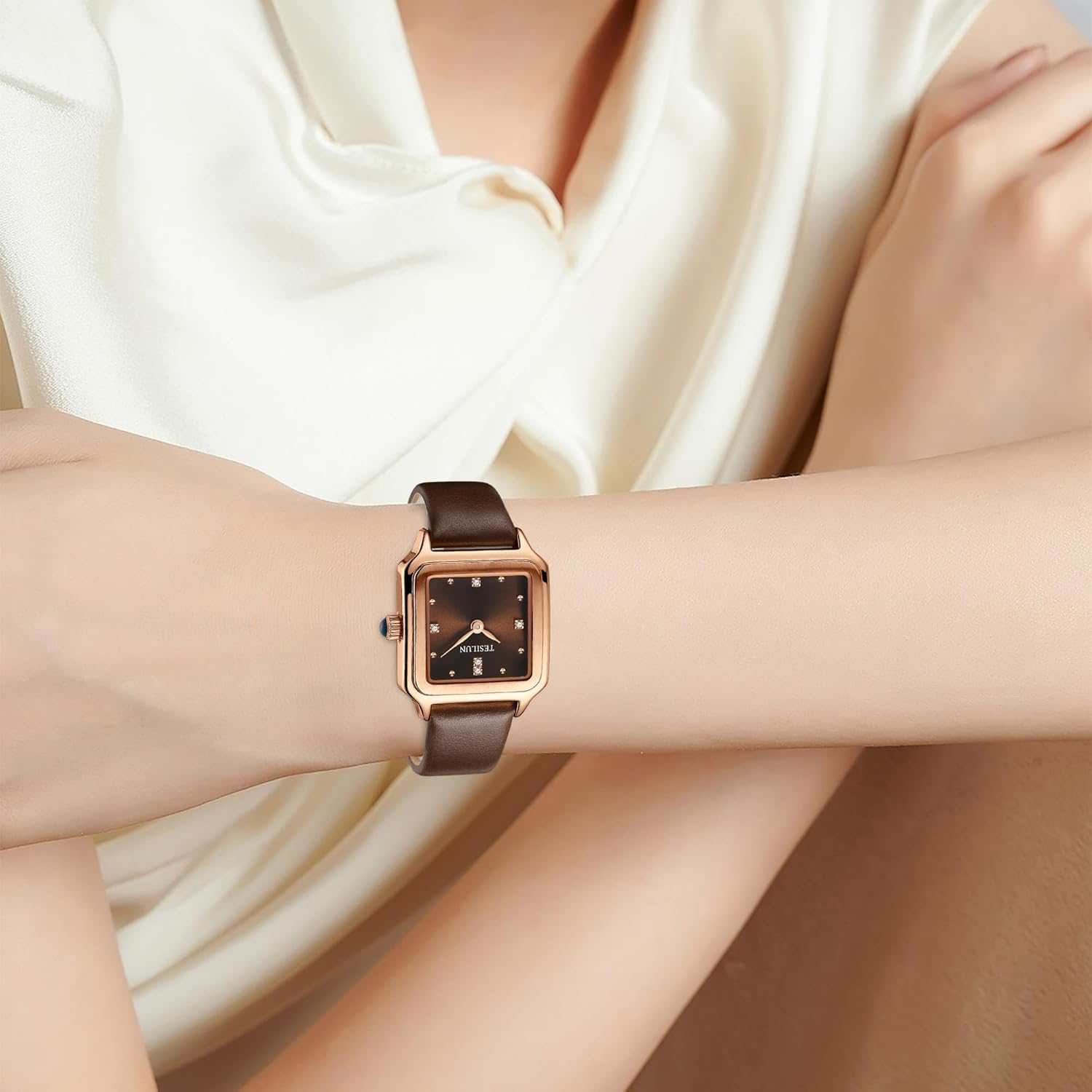 Women's Dainty Light Pink Rose Gold Dress Watch for Brazil Ubuy