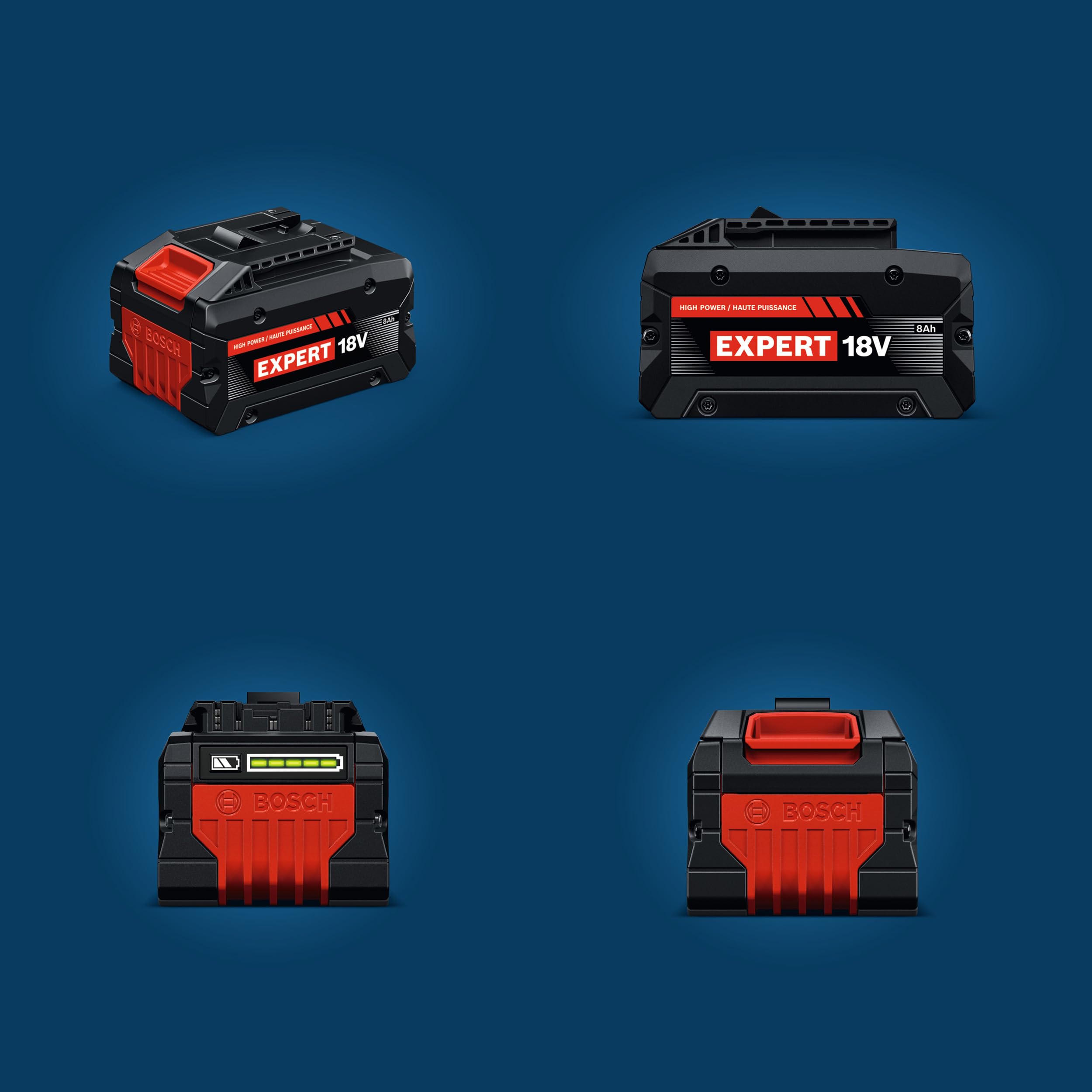 Bosch Expert - Batería de 18 V (2 Unidades, EXBA18V-80)