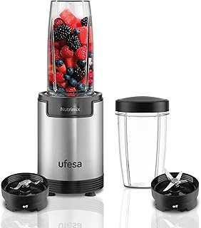 Ufesa Nutrimix Single Cup Blender, Multifunctional Nutrient and Vitamin Extractor, 900 W Power, Stainless Steel Blades, Sm…