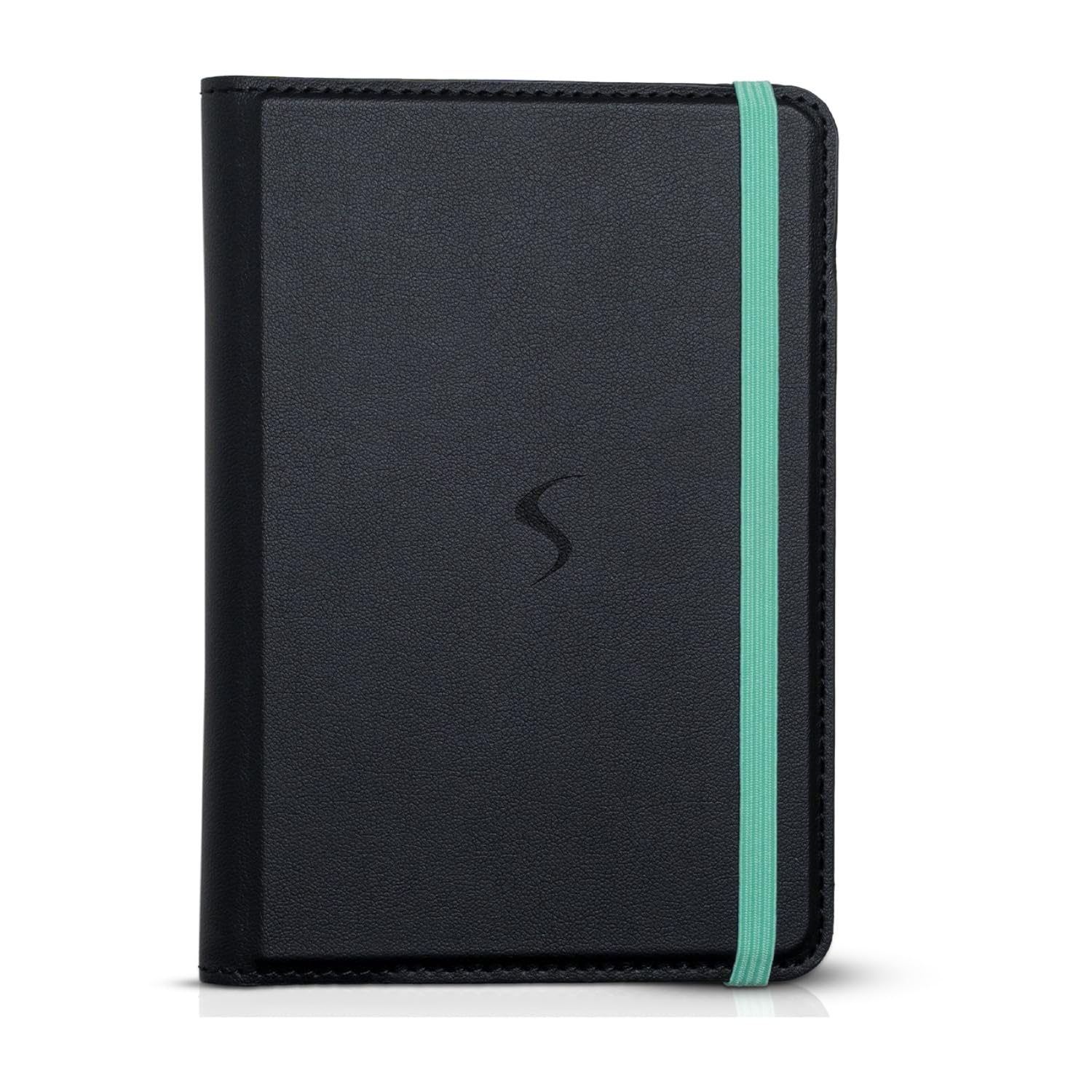 SCAPADE AirPass - Cartera para pasaporte rastreable, funciona con Apple Find My, batería recargable (5-6 meses), 3 ranuras para tarjetas, no necesita aplicación, elegante funda de viaje para usuarios