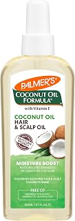 Palmer's Coconut Oil Moisture Boost Hair & Scalp Spray - Leave-In Hydration for Dry Damaged Hair, All Curl Types, 5.1 oz