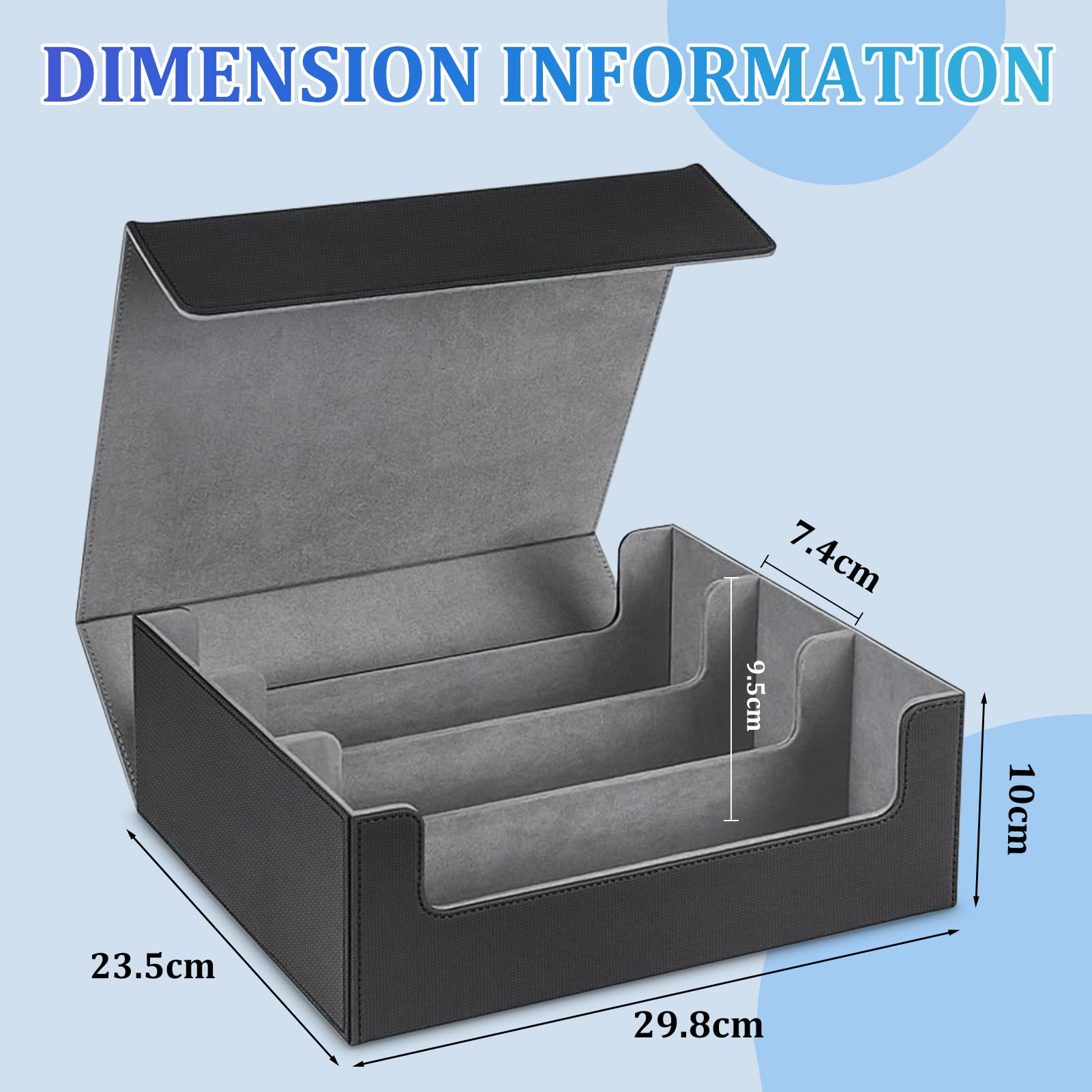 NHYDZSZ Deck Box per Carte Magic The Gathering di 1800+ Carte