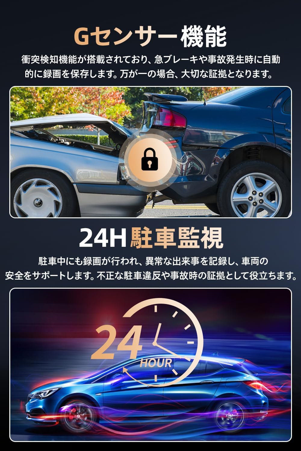 ドライブレコーダー ミラー型 【2024年新モデル・12インチ大画面】 4K画質 前後カメラ フルHD解像度 タッチパネル 専用SDカード（32GB付属）超広角 伸縮式カメラ 暗視機能 リアカメラ Gセンサー機能 24時間監視 WDR＆HDR 170度広い視角 多機能サポート 全国LED信号機対応 操作簡単 (ブラック)