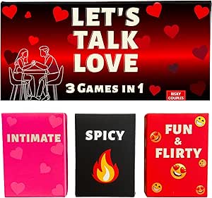 Couples Card Games for Fun and Romantic Date Night - Perfect Game Night Gift to Spice up Relationship - Valentine’s Wedding for Him and Her