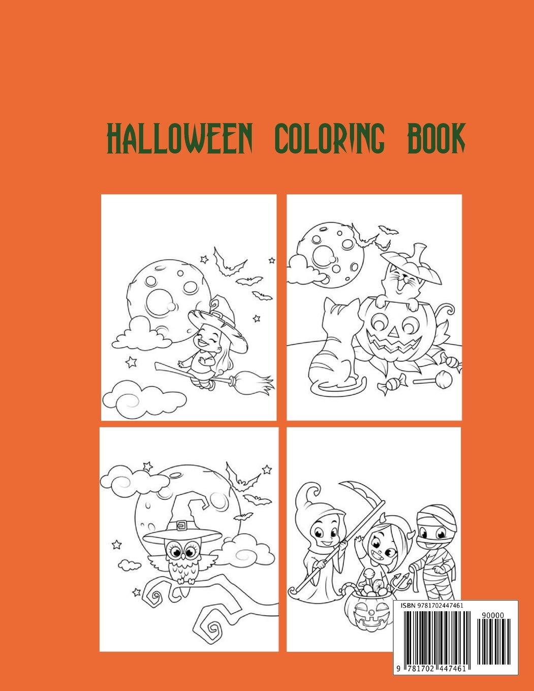 Halloween Coloring Book: Coloring Toy Gifts for Toddlers, Kids ,Children or Adult Relaxtion | Cute Easy and Relaxing Large Print Birthday Gifts image 2