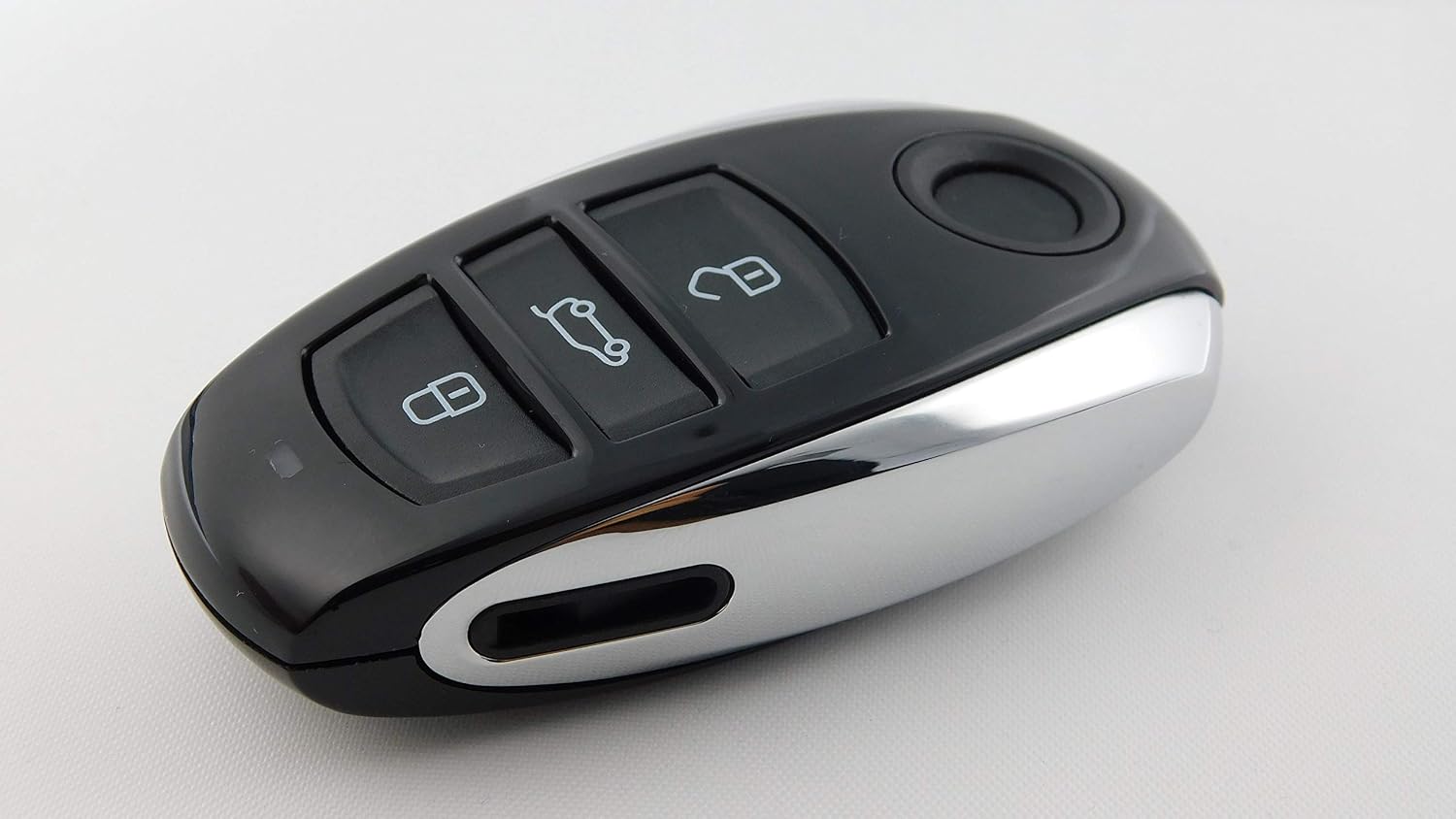 Automobile Locksmith 3 Button Key Shell Case for VW Volkswagen Touareg Smart Remote Key Fob, Black