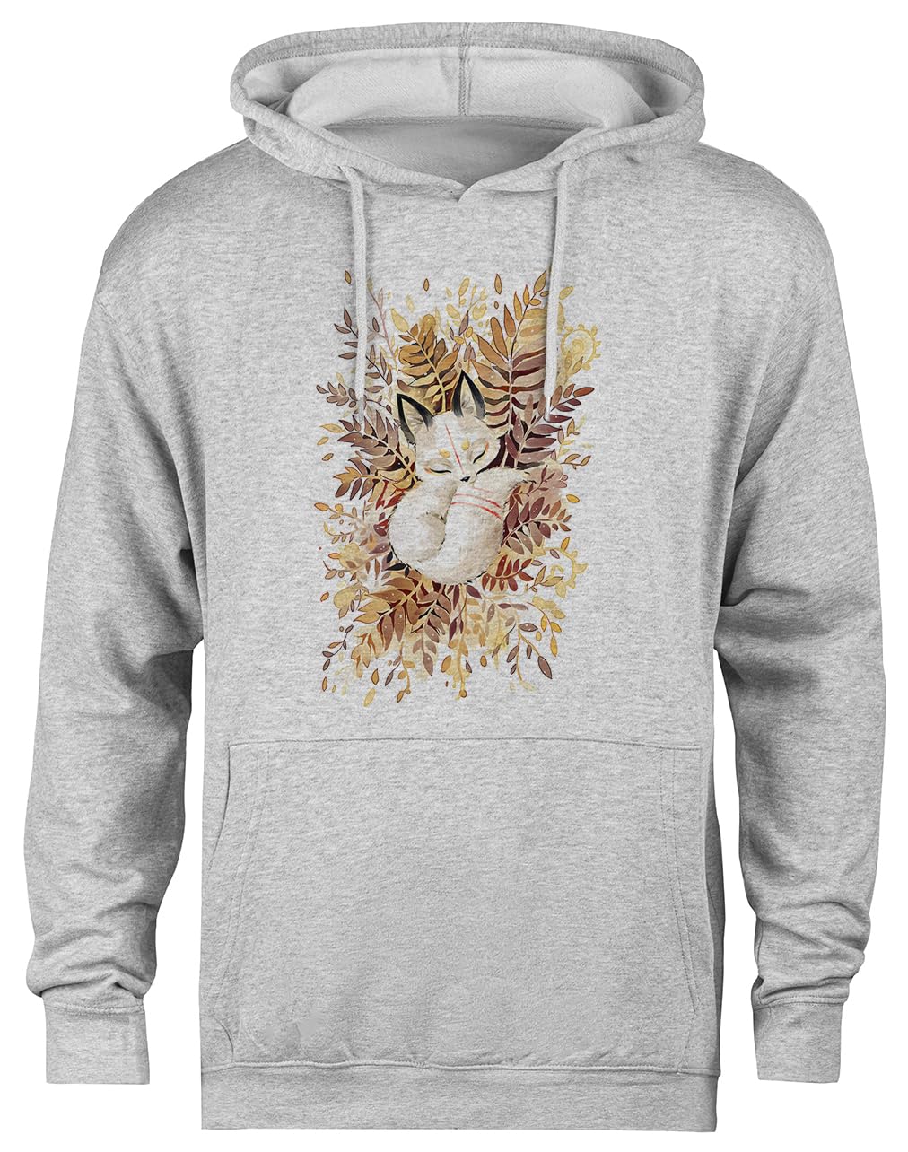 Sen Szara Bluza Z Kapturem Unisex Bez Płci Unisex Grey Hoodie Genderless Pullover